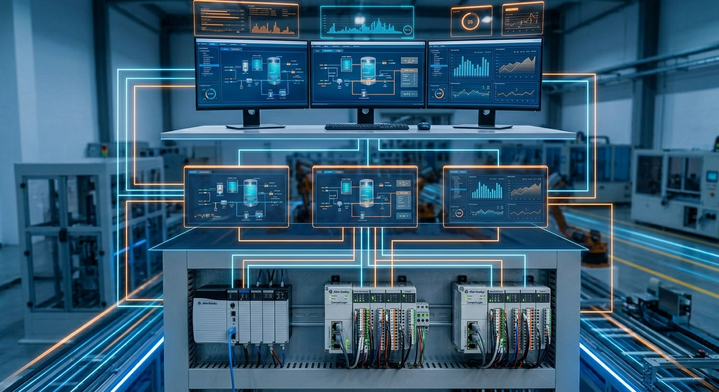 PLC vs HMI vs SCADA