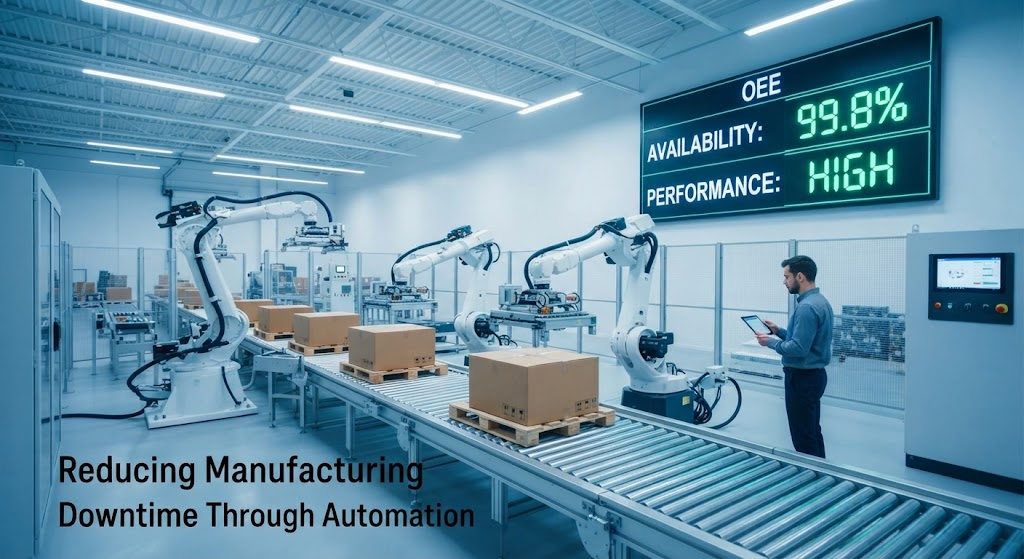 Reducing Manufacturing Downtime Through Automation