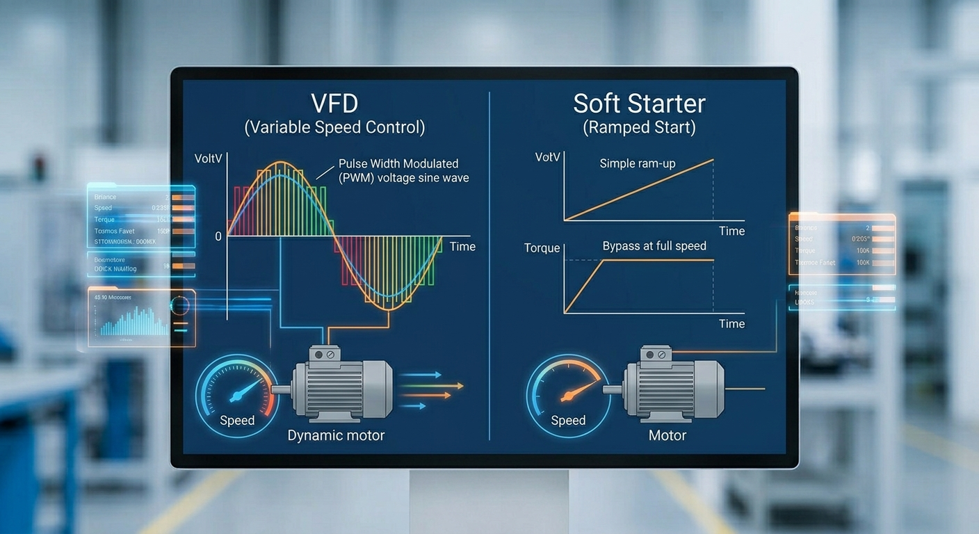 VFD vs Soft Starter